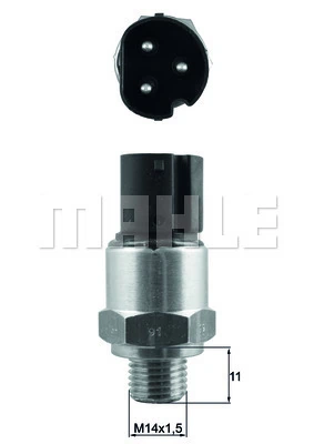  Sensor de temperatura do fluido de esfriamento (de ativação de ventilador do radiador) BMW 3 sedan (E30) (1982 - 1992) 