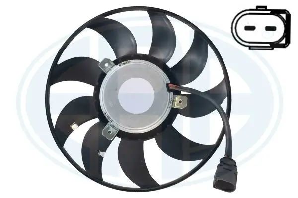 Ventilador elétrico de esfriamento montado (motor + roda de aletas) Audi A3 8YA, 8YF