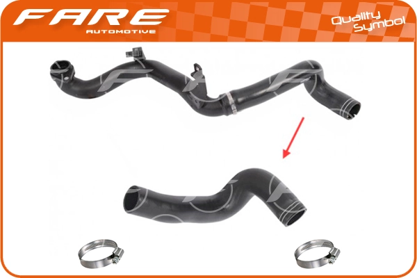 Патрубок интеркулера 52078678 Fiat/Alfa/Lancia