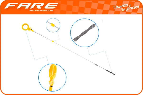 Sonda (indicador) do nível de óleo no motor Seat Exeo 3R5