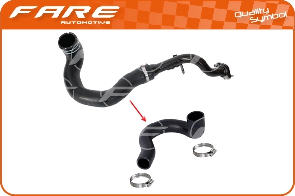 Патрубок интеркулера 51915410 Fiat/Alfa/Lancia