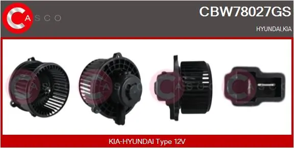 Motor de ventilador de forno (de aquecedor de salão) Hyundai Tucson 1 JM