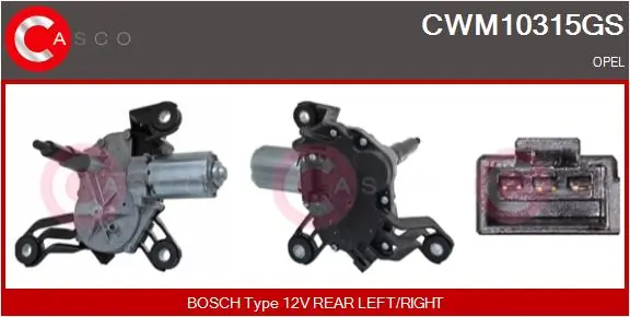 Стеклоочиститель двери задка Opel Astra H универсал (L35) (2004 - 2014) цена, от 38.01 USD