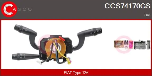 735643409 Fiat/Alfa/Lancia Переключатель подрулевой в сборе