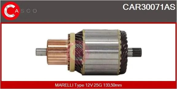 Якорь стартера ASR 132817
