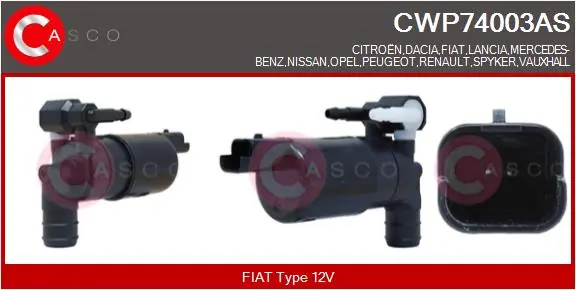 Купить 820019414 Renault (RVI) Моторчик омывателя переднего стекла