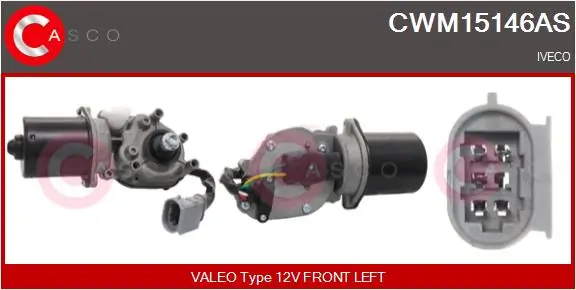 Мотор трапеции стеклоочистителя VALEO 53552102 цена, от 112.88 USD