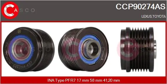 Polia do gerador Toyota RAV4 4 A4