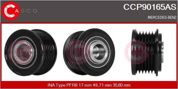 Polia do gerador Mercedes E S211