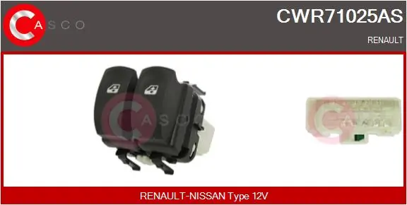 Кнопки переднего левого стеклоподъемника Renault (RVI) 214939A