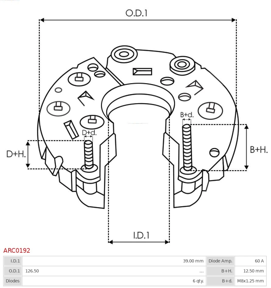 Выпрямитель As-pl ARC0192 цена, от 29.88 USD
