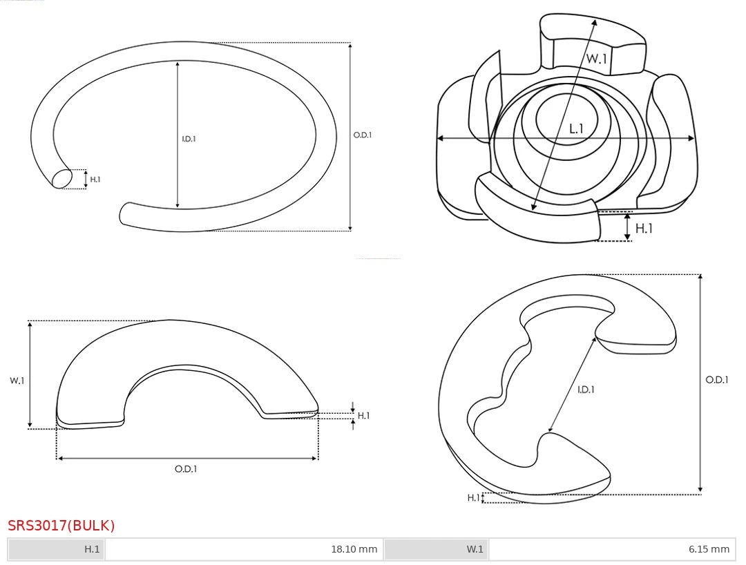 Ремкомплект стартера Nissan Qashqai +2 I внедорожник (J10) (2007 - 2014) цена, от 0.50 USD