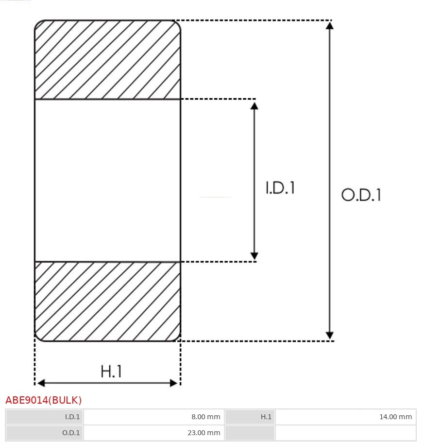 ABE9014BULK As-pl Подшипник для генератора