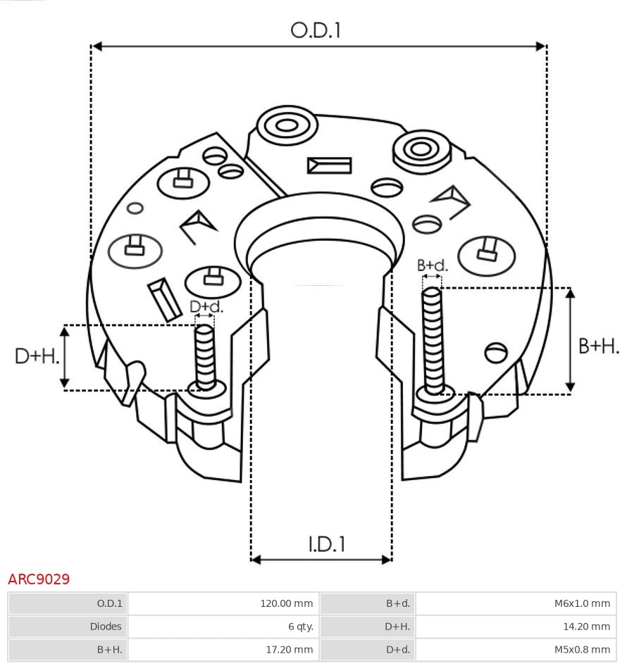 Выпрямитель As-pl ARC9029 цена, от 24.57 USD