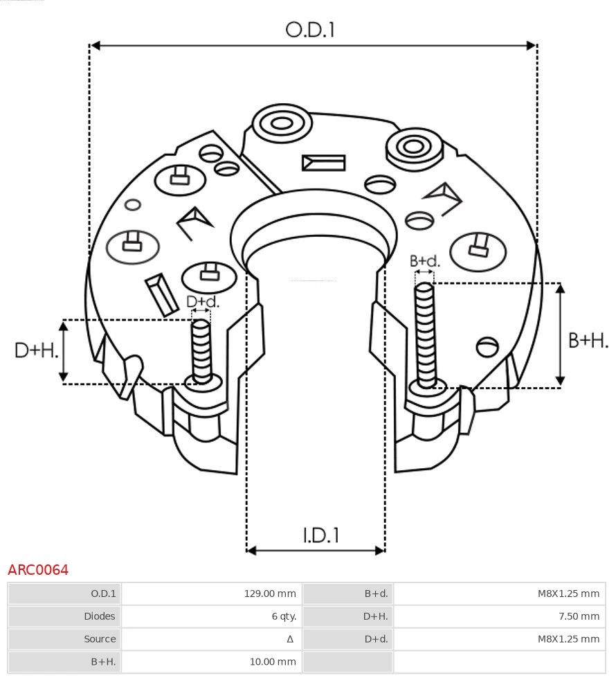  Бендикс As-pl ARC0064 цена, от 14.44 USD