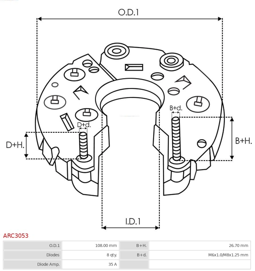 Выпрямитель As-pl ARC3053 цена, от 22.80 USD