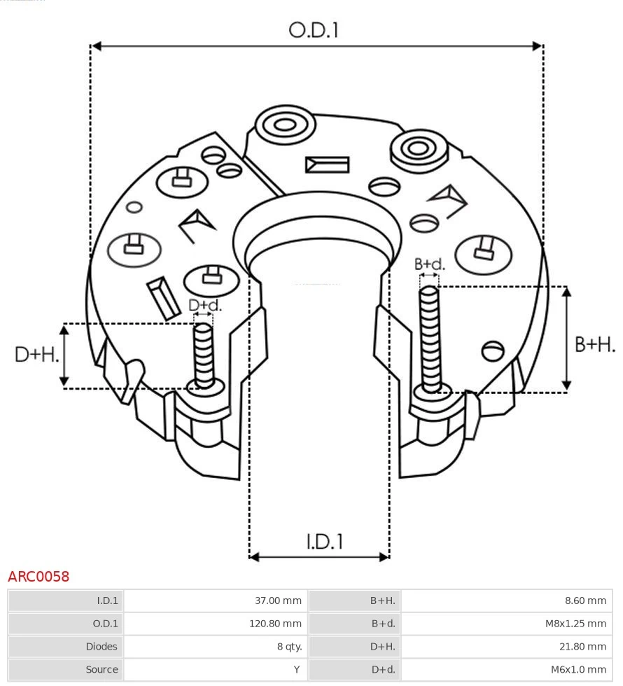 Выпрямитель As-pl ARC0058 цена, от 21.35 USD
