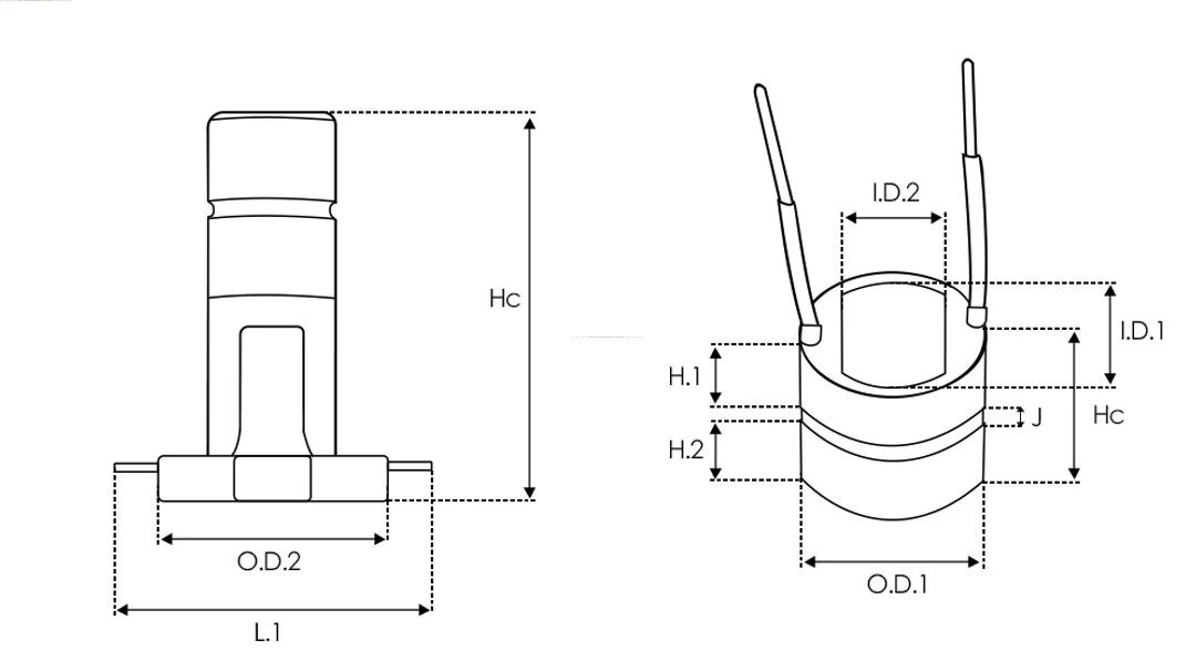 Коллектор ротора генератора Ford Consul купе (GGCL) (1972 - 1975) цена, от 2.53 USD