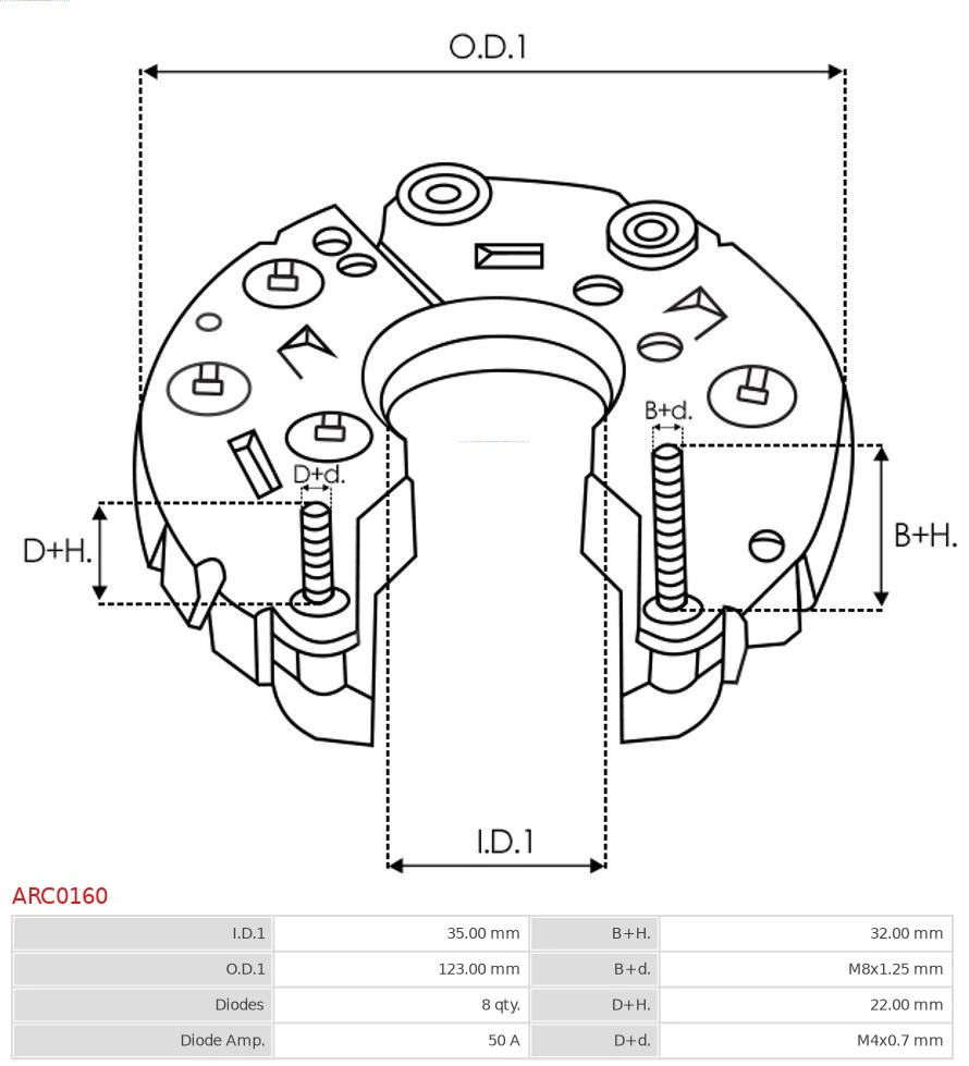 Реле зарядки генератора As-pl ARC0160 цена, от 25.46 USD