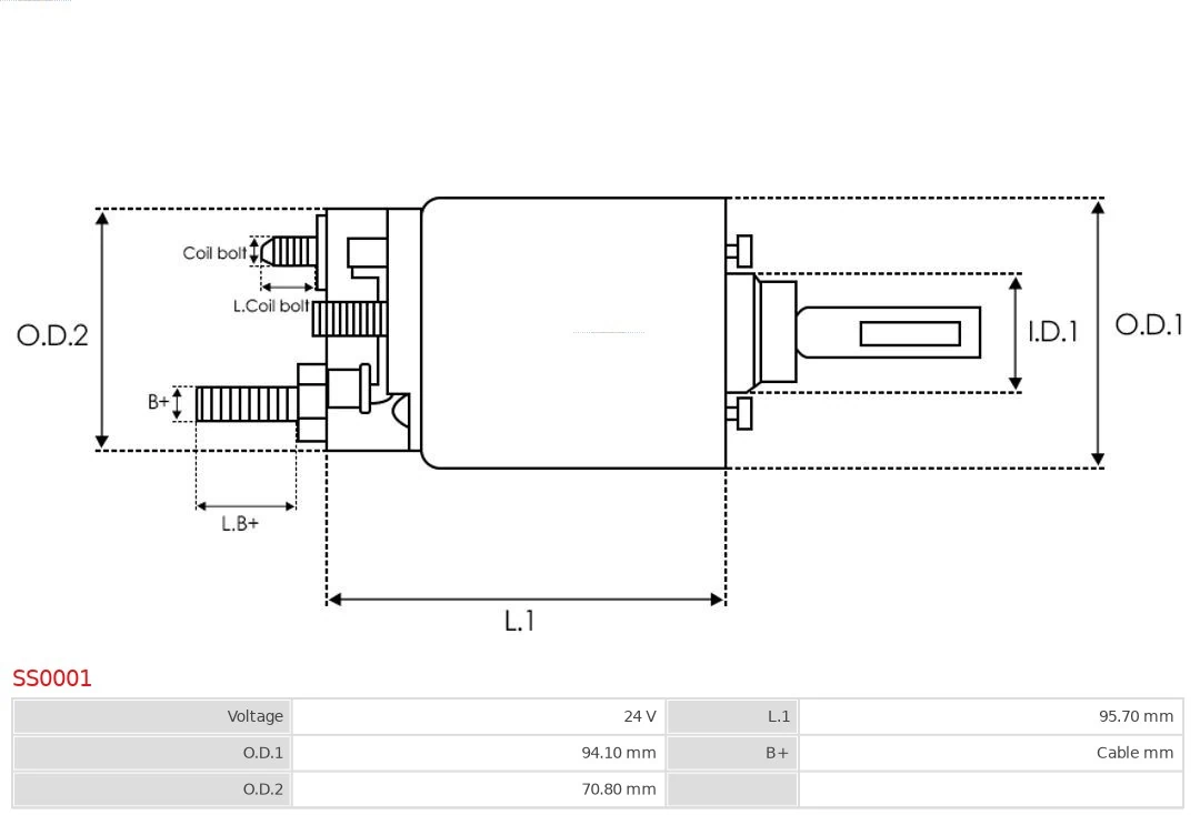 Купить SS0001 As-pl Тяговое реле