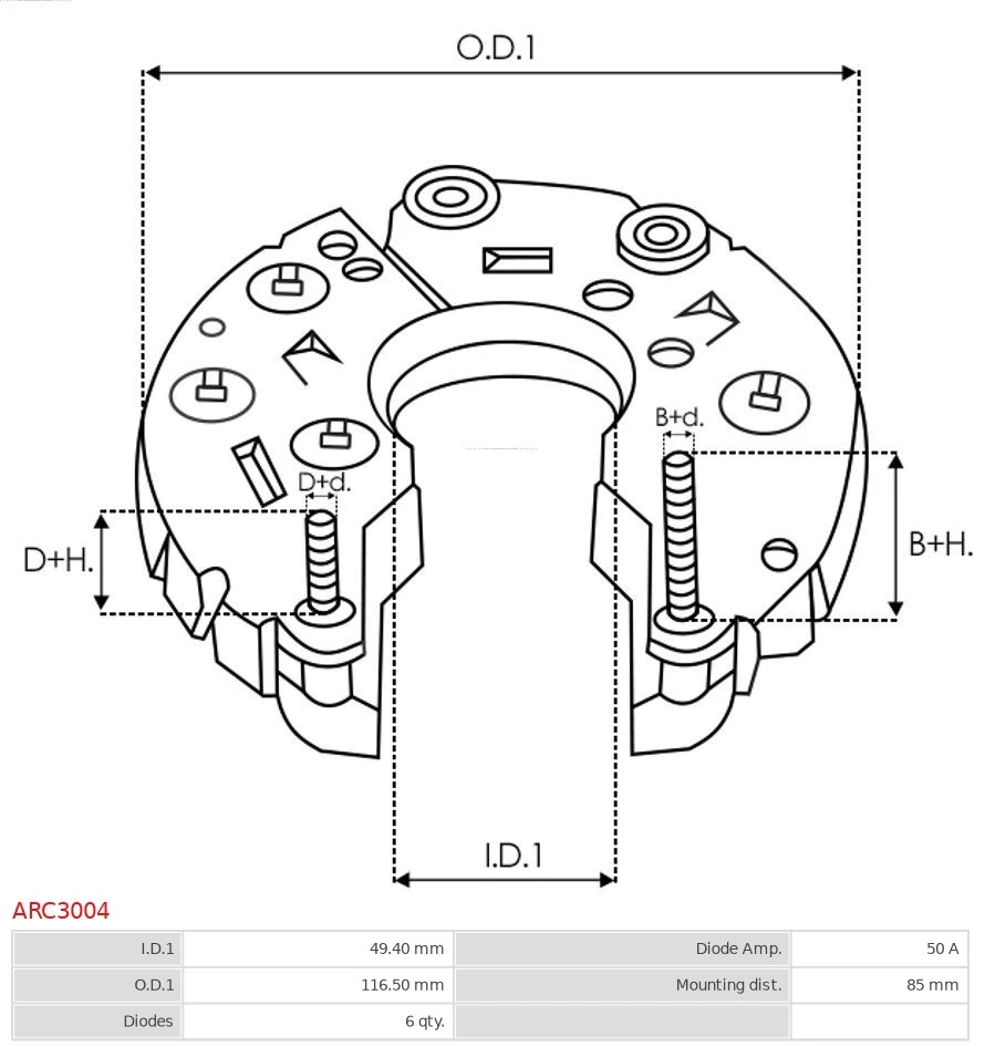 Выпрямитель ASR 132985 цена, от 12.70 USD