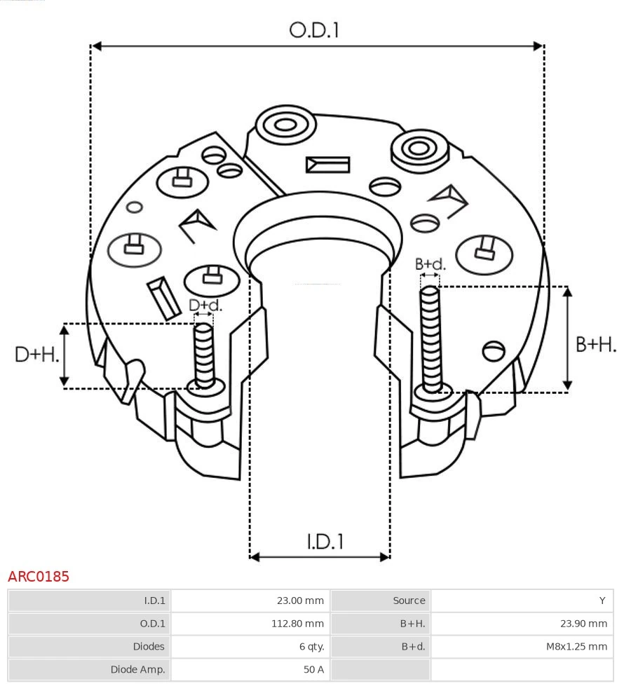 Выпрямитель As-pl ARC0185 цена, от 25.45 USD
