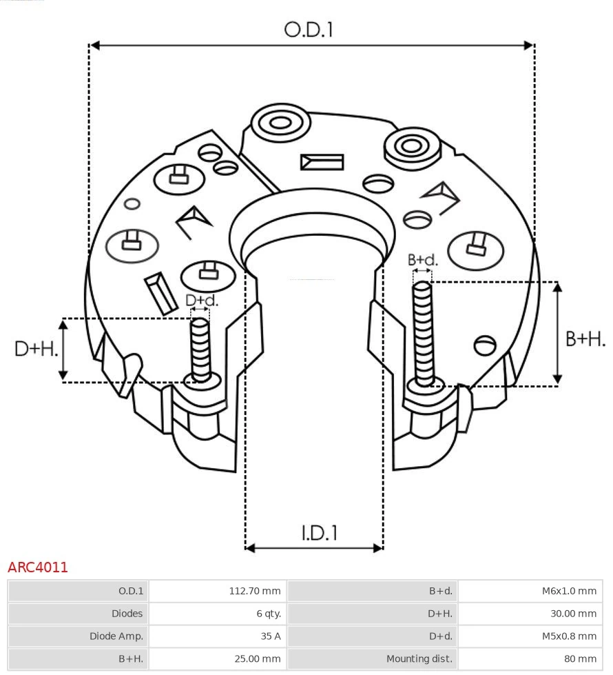 Выпрямитель As-pl ARC4011 цена, от 10.46 USD