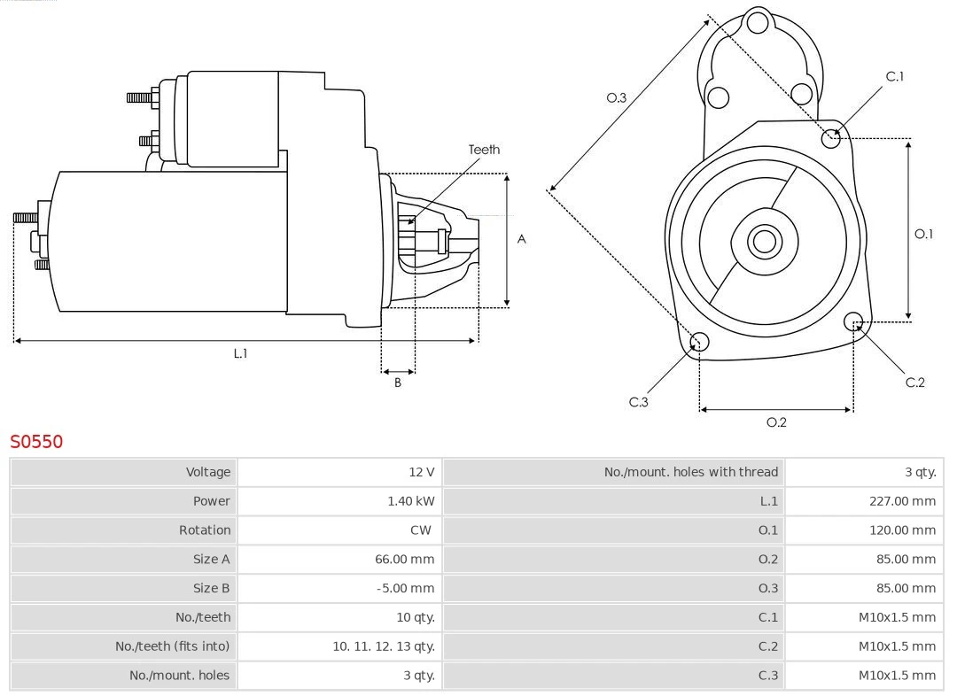Motor de arranco Fiat Ducato 2 230L