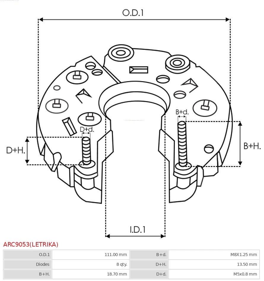 Выпрямитель AS/Auto Storm ARC9053S цена, от 23.13 USD