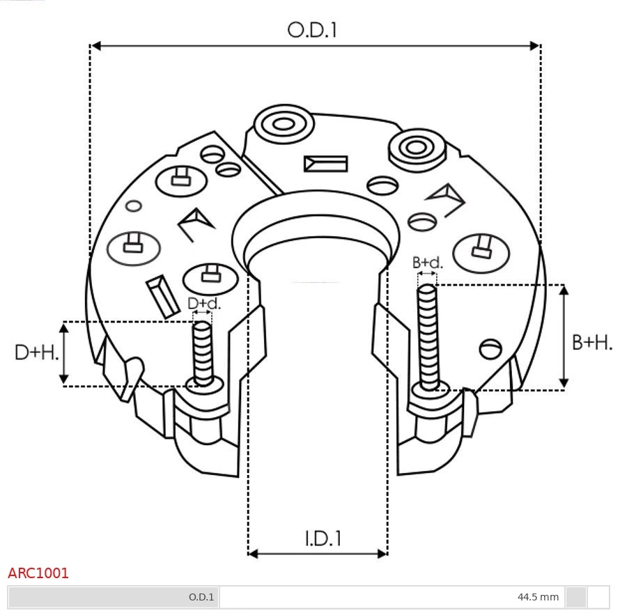 Выпрямитель As-pl ARC1001 цена, от 1.22 USD