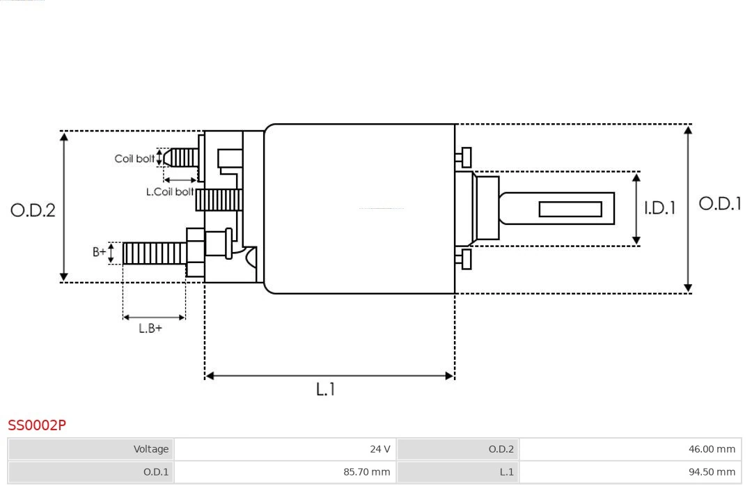Купить SS0002P As-pl Тяговое реле