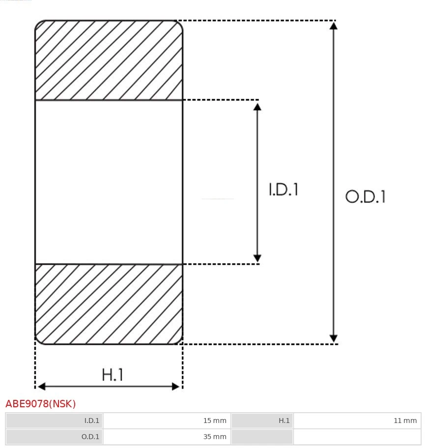 Подшипники генератора 6202LLUNR2AS SNR