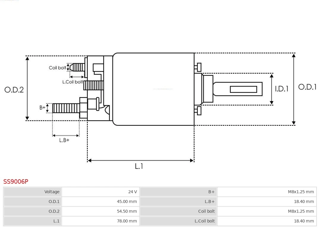 Купить SS9006P As-pl Тяговое реле