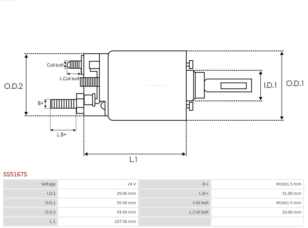 Купить SS5167S As-pl Тяговое реле