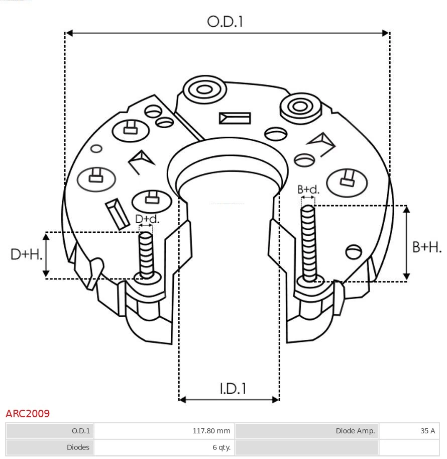 Выпрямитель As-pl ARC2009 цена, от 10.91 USD
