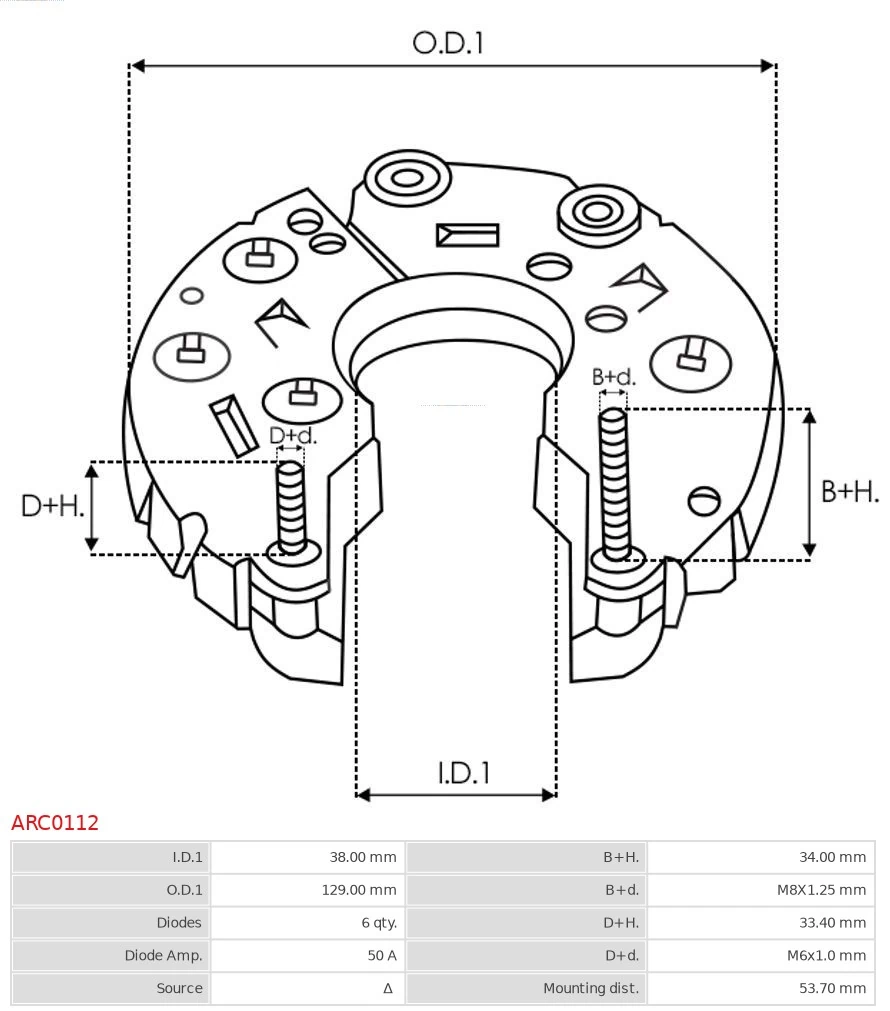 Выпрямитель As-pl ARC0112 цена, от 15.26 USD
