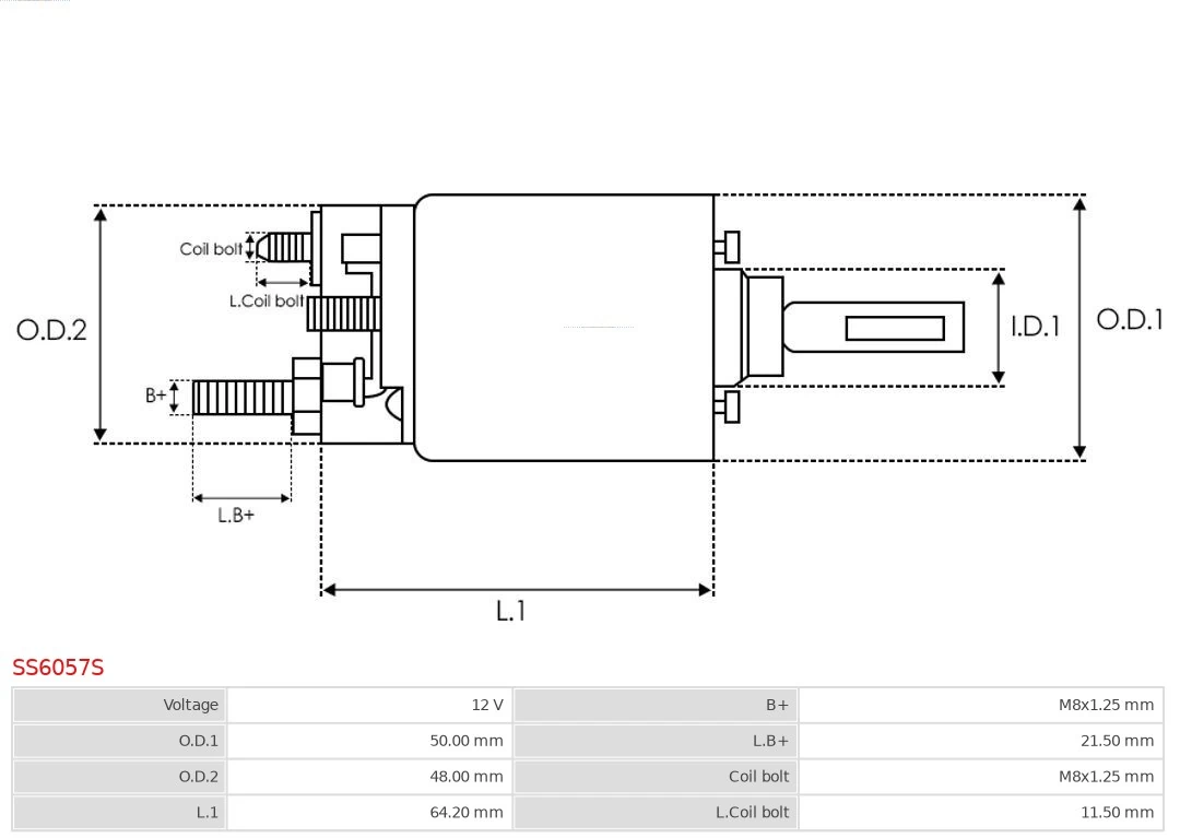 Купить SS6057S As-pl Тяговое реле