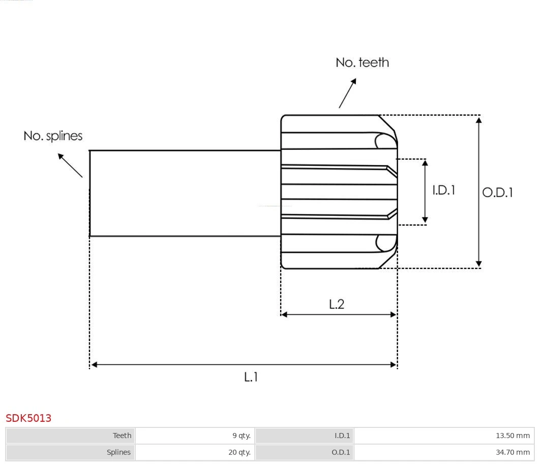 Купить ZN12659 ZEN Бендикс стартера