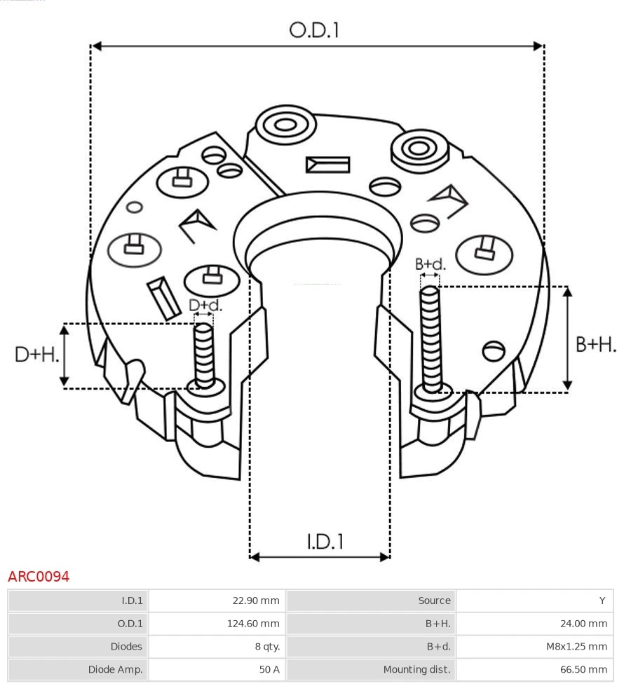 Выпрямитель As-pl ARC0094 цена, от 27.30 USD