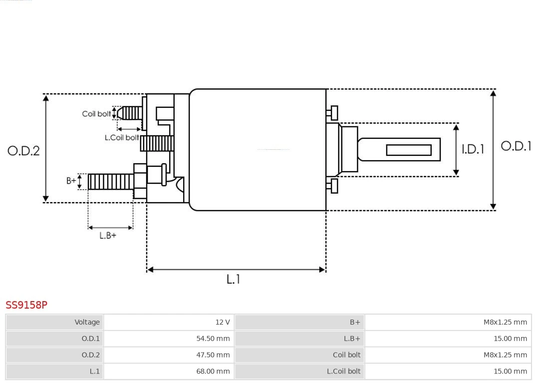Купить SS9158P As-pl Тяговое реле