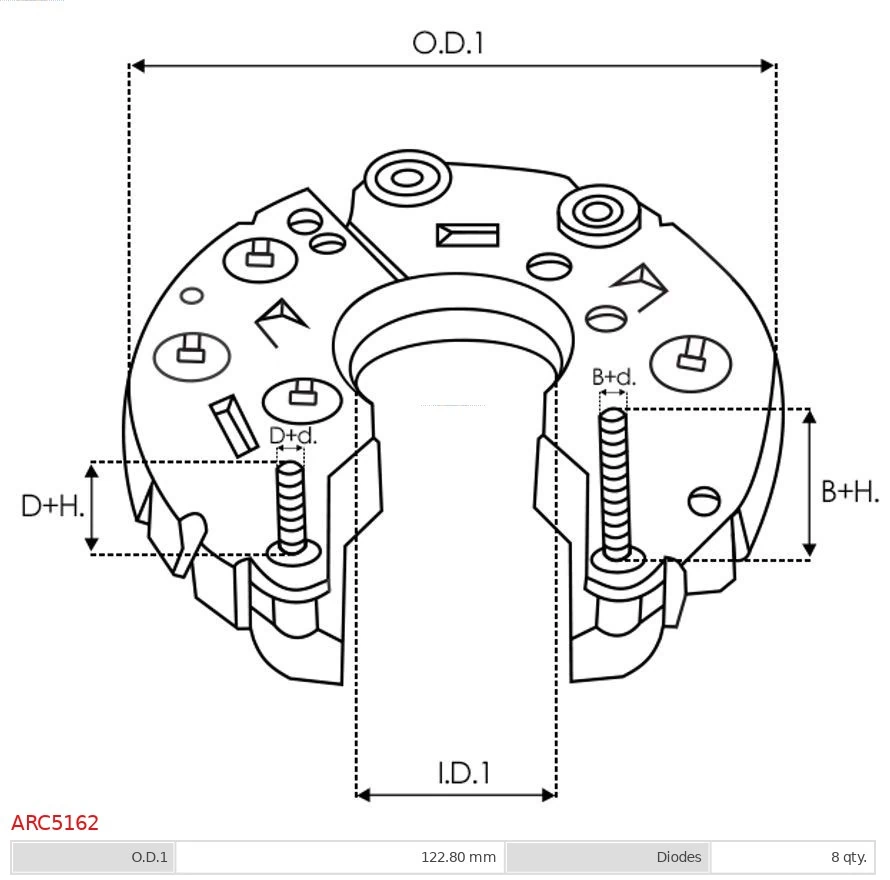 Выпрямитель As-pl ARC5162 цена, от 26.17 USD