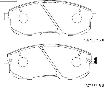 Купить CJ1144 Toko cars Колодки тормозные