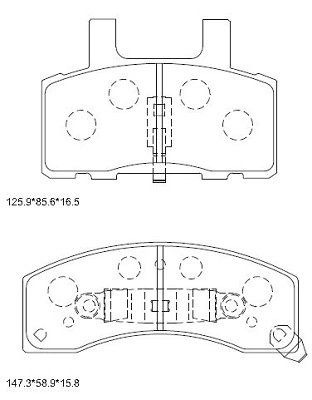 Колодки General Motors 12321449 цена, от 49.35 USD