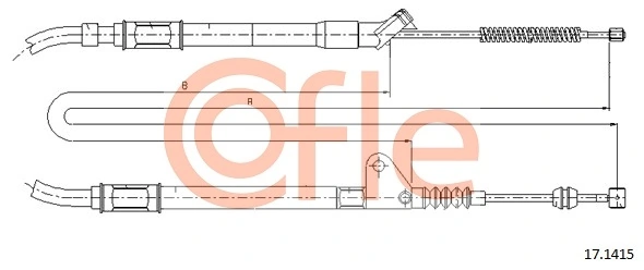 Трос ручного тормоза задний Adriauto AD520271 цена, от 16.74 USD
