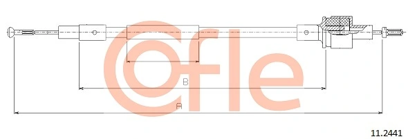 Трос сцепления Cofle MD007 цена, от 9.20 USD