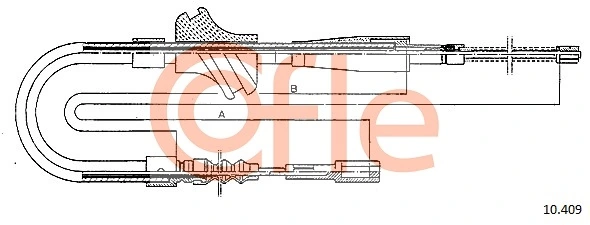 Задний трос ручника Adriauto AD030211 цена, от 8.25 USD