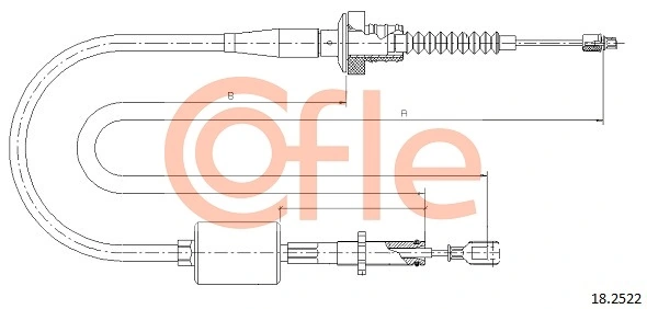 F60502OEM Korea (oem) Трос сцепления