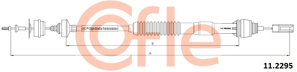 LIN091046 Linex Трос сцепления