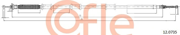 51796642 Fiat/Alfa/Lancia Трос ручного тормоза