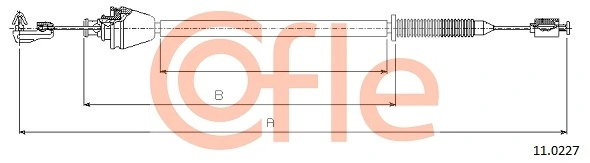 Трос акселератора на Renault Megane I LA0, LA1